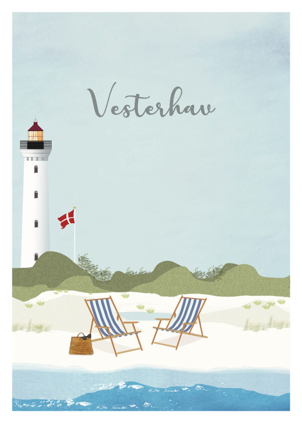 Vesterhavet med hav og strand som vi elsker