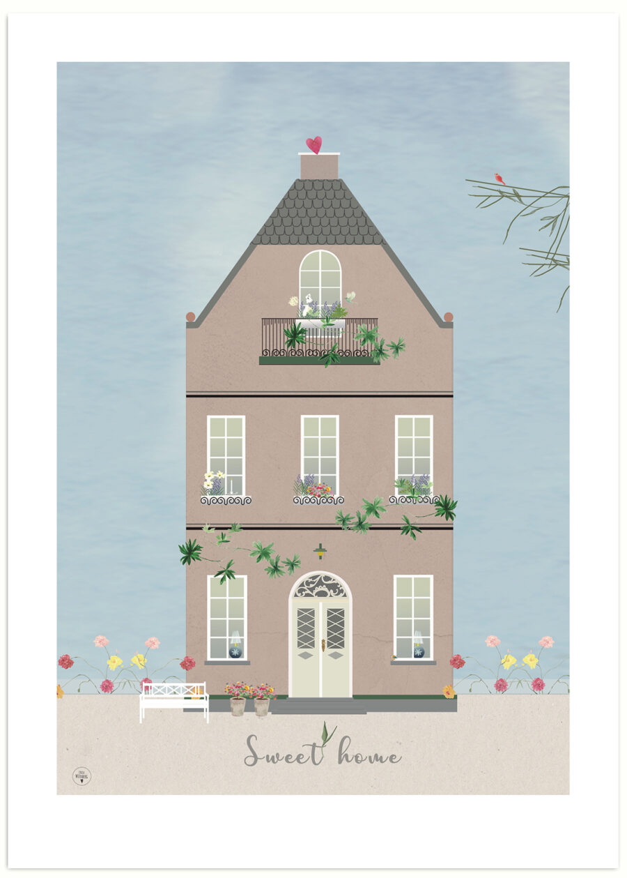 Sweet home Art Print