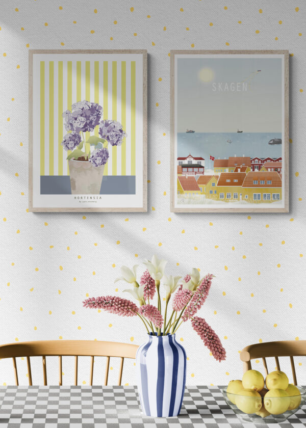 Hortensia med Skagen plakat
