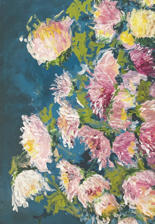 A5 dobbelt kort. KRYSANTEMUM - Image 2