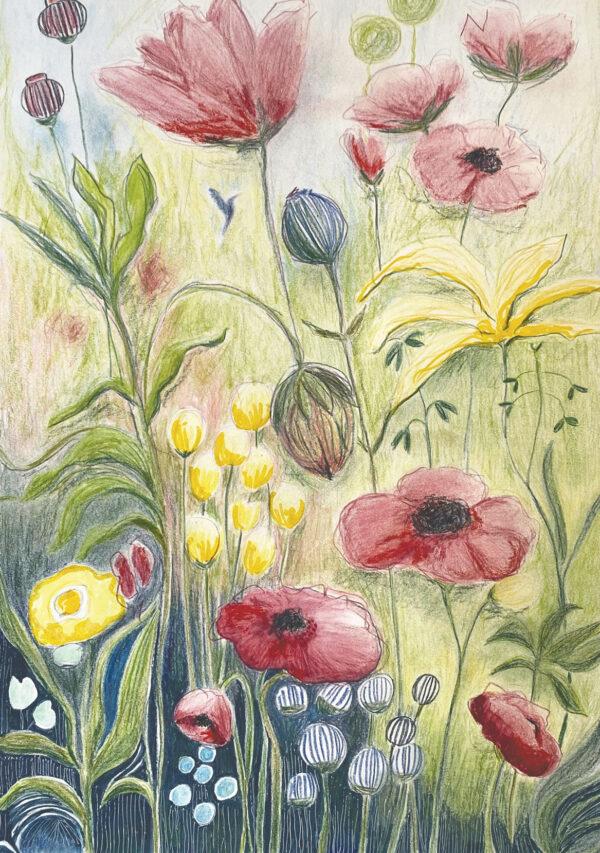 A5 dobbelt kort MOONFLOWERS - Image 2