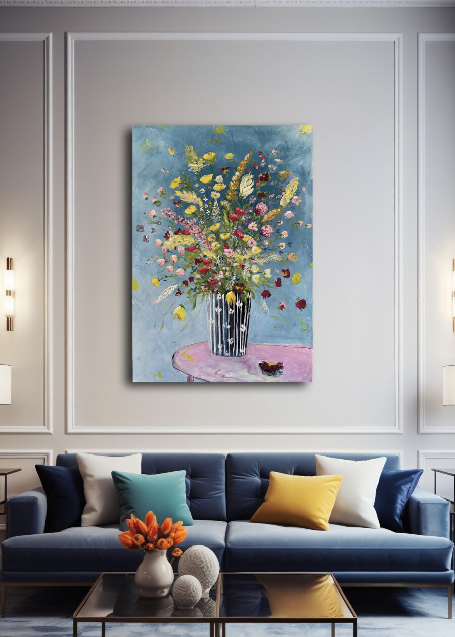 Blomster i vase