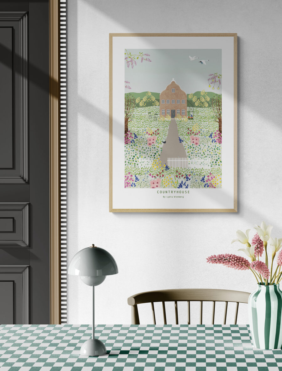 Countryhouse Art Print