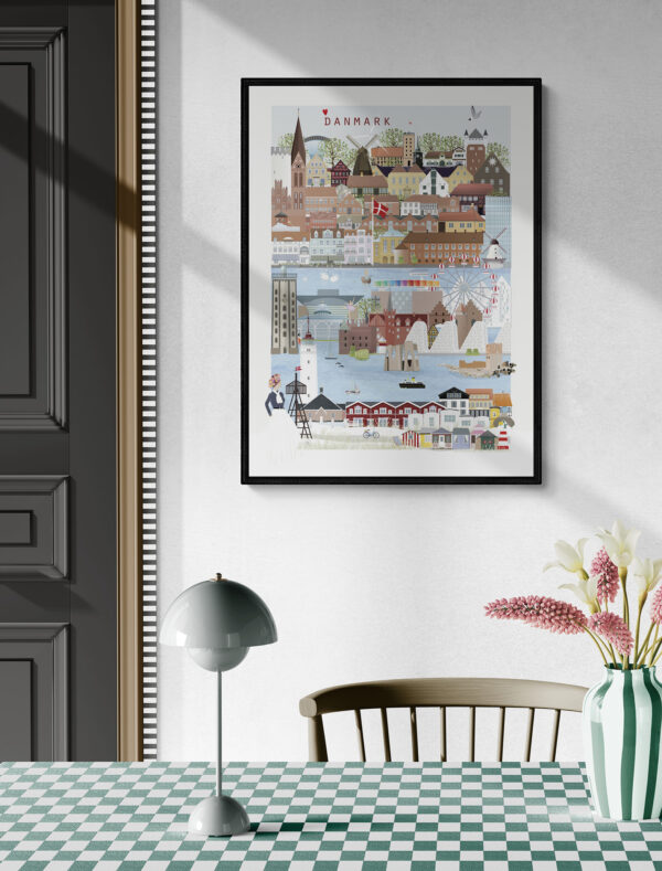 Et strejf af Danmark Art Print