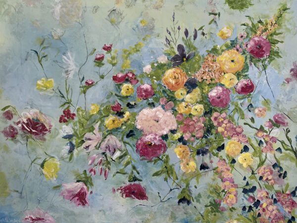 Flower wall maleri