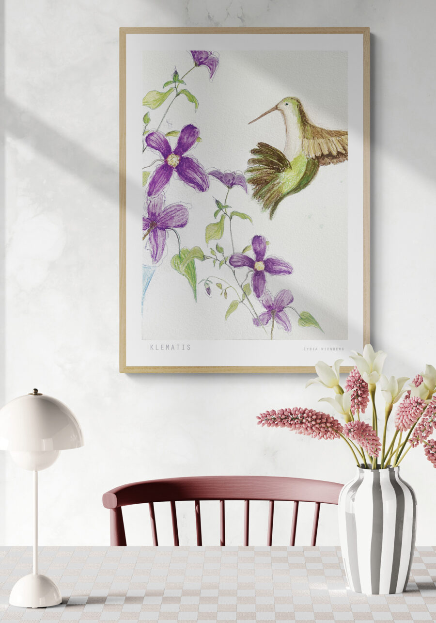 Klematis Art Print
