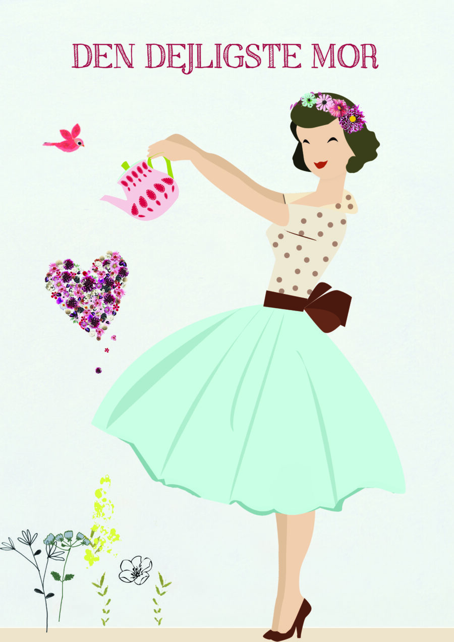 Den dejligste mor Art Print