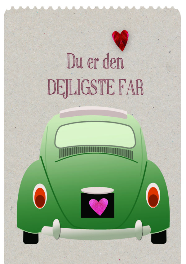 Du er den dejligste far Art Print