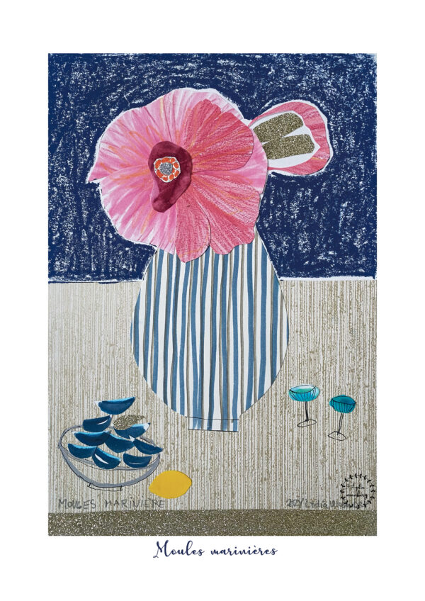 Moules marinière print